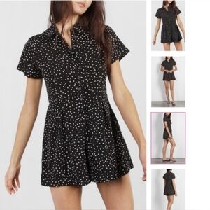 Mod Ref Polka Dot Romper Size Small